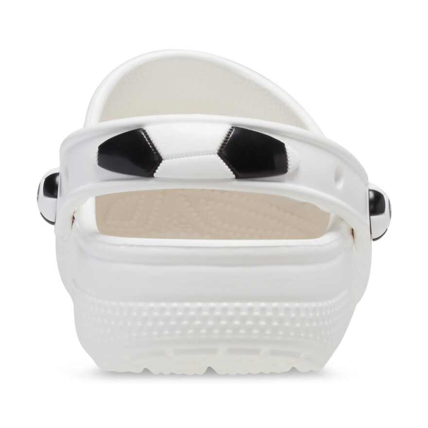 Crocs Classic Soccer Ball Clog T - Niños 1 a 5 años White/black