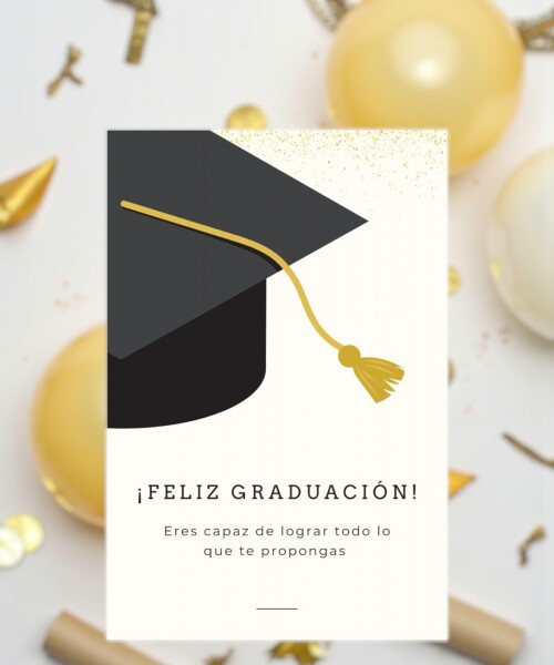 Tarjeta felicidades 10x15 DISEÑO 4