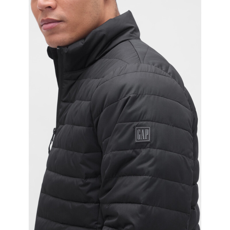 V-FRCH LOGO LTWT PUFFER JKT BLACK 1