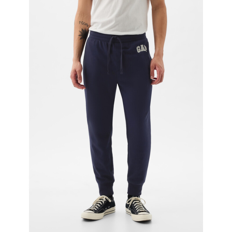V-FRCH FT HERITAGE LOGO JOGGER B85 CHARCOAL HEATHER XXL TAPESTRY NAVY