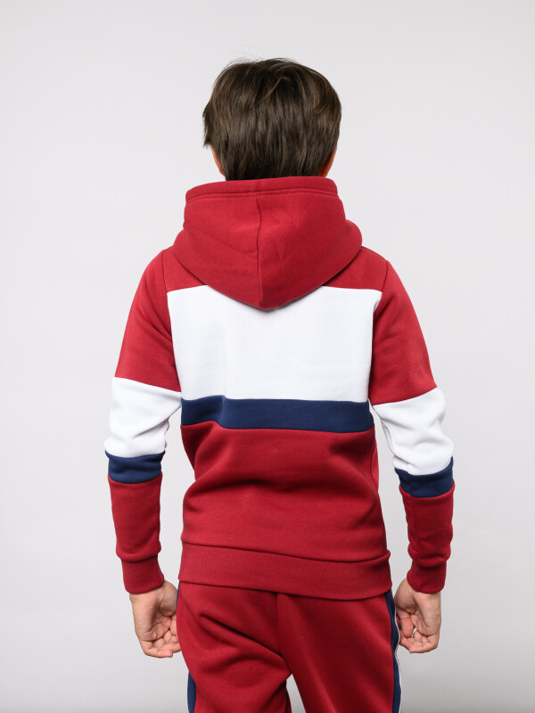 Canguro Hoodie Grav Nacional Junior Beige, ordeaux, Blanco, Azul Marino