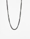Collares Cortos Metal Collar De Acero Men´s Collection - Negro
