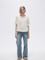 Blusa Abbas Marfil / Off White