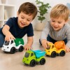 Set 3 vehiculos plastico ECO verde