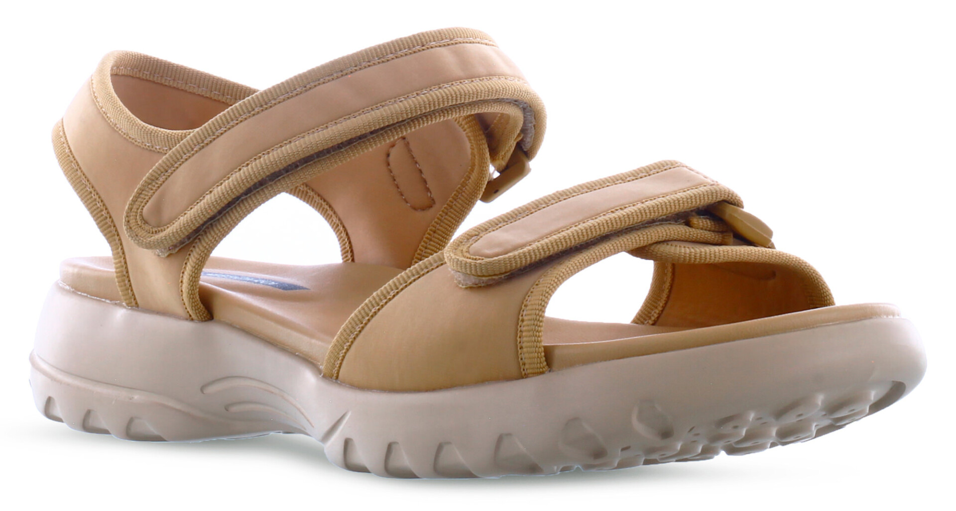 Sandalia de Mujer Miss Carol AZAIA con velcros - Beige 