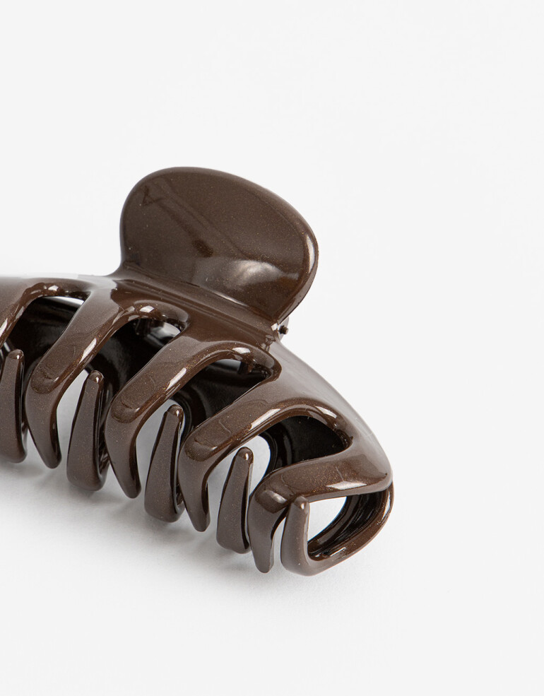 Broche Acrilico Broche Acrílico Glossy Chocolate - Marron Chocolate