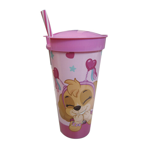 Vaso 2 en 1, pote 220 ml + vaso 540 ml Paw Patrol SKYE