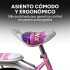 Bicicleta infantil Shengdi Rodado 16 Canasto Parrilla Hadas Color Rosa Claro