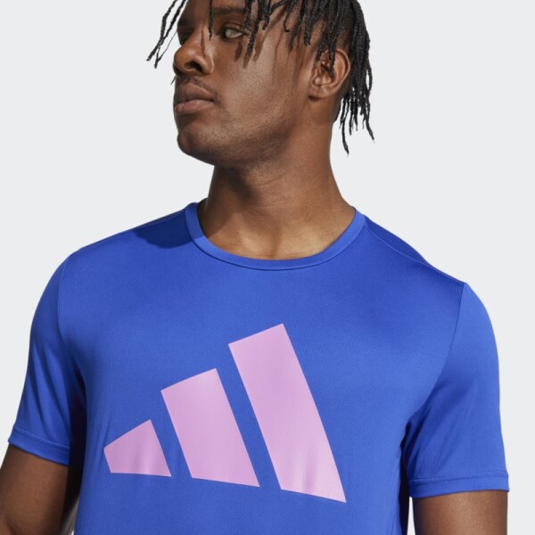 Remera Adidas Run It Azul