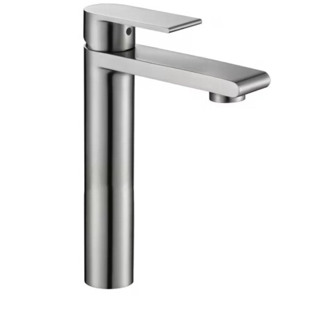 Grifería de lavatorio Monocomando alto de mesada Loft Gris Satinado Grifería De Lavatorio Monocomando Alto De Mesada Loft Gris Satinado