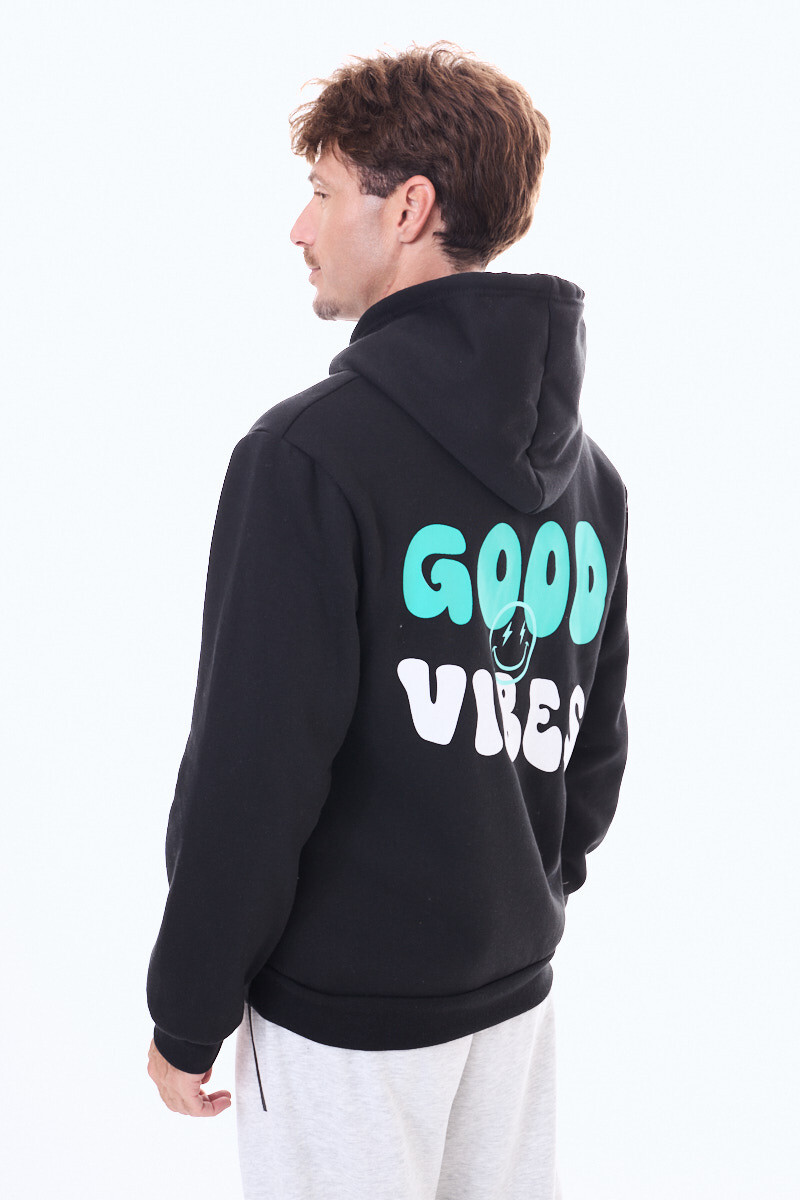 Buzo felpa Chillan Negro