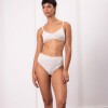 Vedetina Gracia – Algodón suave con faja en cintura, calce delicado Gris Melange