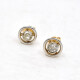 Caravanas En Oro 18K Y Brillantes Caravanas En Oro 18K Y Brillantes