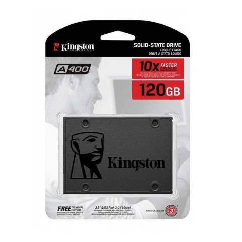 Disco sólido Kingston SSD 2.5" 120GB Sata III Unica