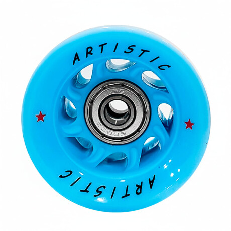 Set 4 Rueda Silicona P/ Patín Artístico + Rulemanes Set 4 Rueda Silicona P/ Patín Artístico + Rulemanes