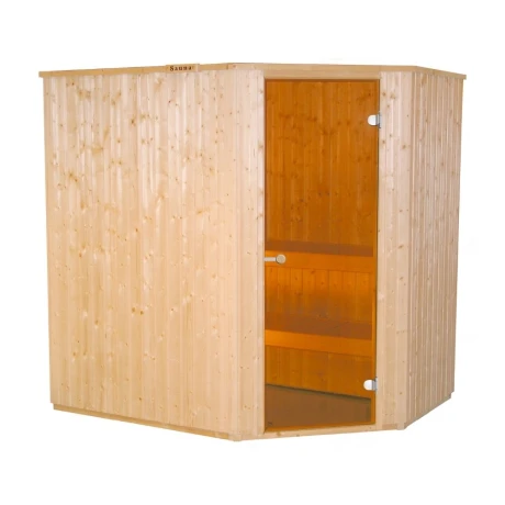 SAUNA SECO COMPLETO CON ESQUINA 1.97 X 1.97 X 1.97 SAUNA SECO COMPLETO CON ESQUINA 1.97 X 1.97 X 1.97