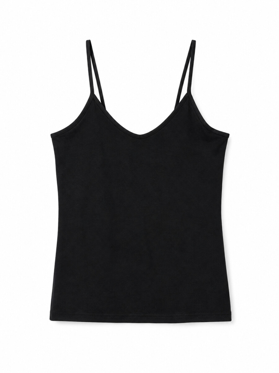 MUSCULOSA SEAMLESS - NEGRO 