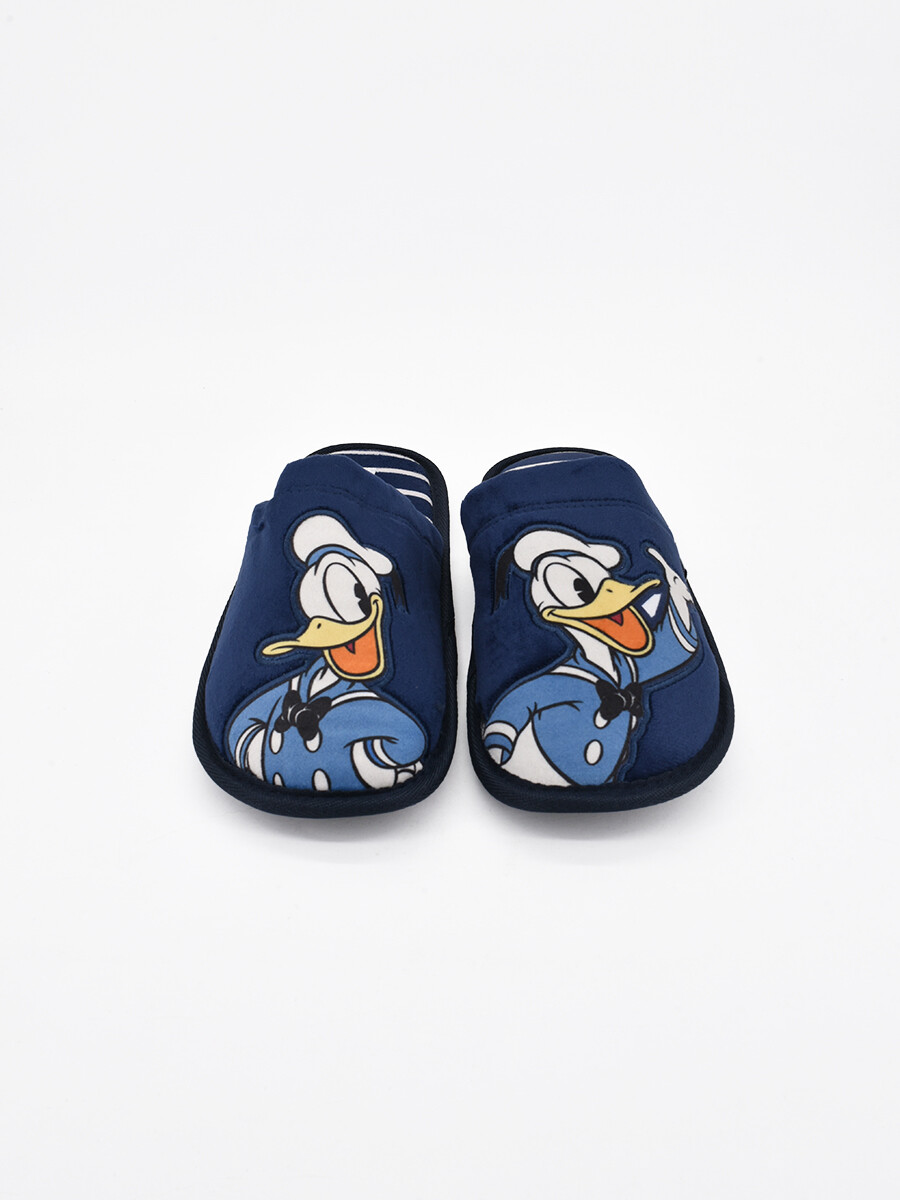 PANTUFLA DONALD - AZUL. 