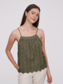 Musculosa Nikel Verde Oliva Oscuro