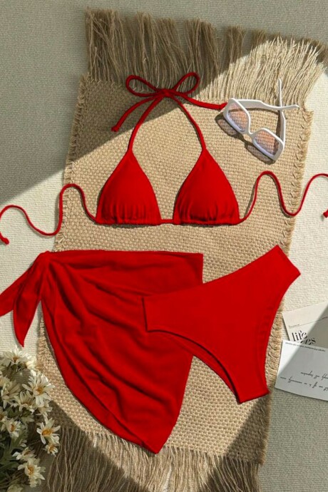 Conjunto ROUGE (dos piezas + pareo de regalo) Conjunto ROUGE (dos piezas + pareo de regalo)