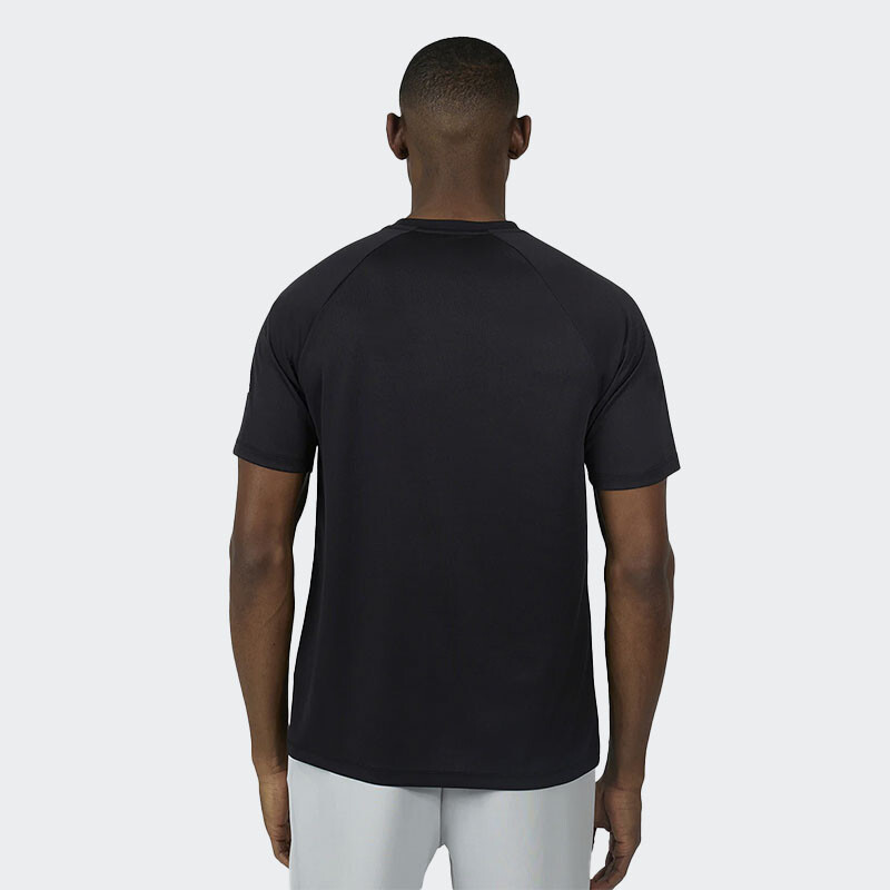 Remera Castore Sleeve Raglan Negro