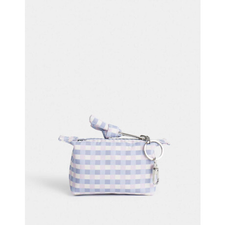 Monedero Cuadrillé Estampado Geometrico