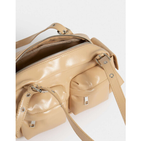 Bandolera Bowling Rosa Marron Camel