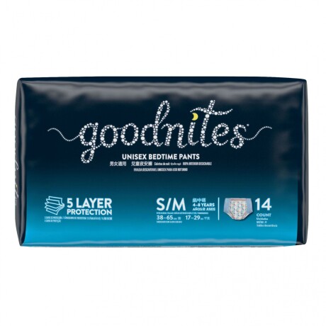Pañales Goodnites Nocturnos Unisex M 14 Unidades Pañales Goodnites Nocturnos Unisex M 14 Unidades