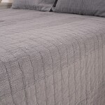 Cubrecama Col.Finezza Serena Gris Twin - Twin Plus