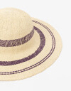 Sombreros verano Sombrero Efecto Rafia - Combinacion Bicolor