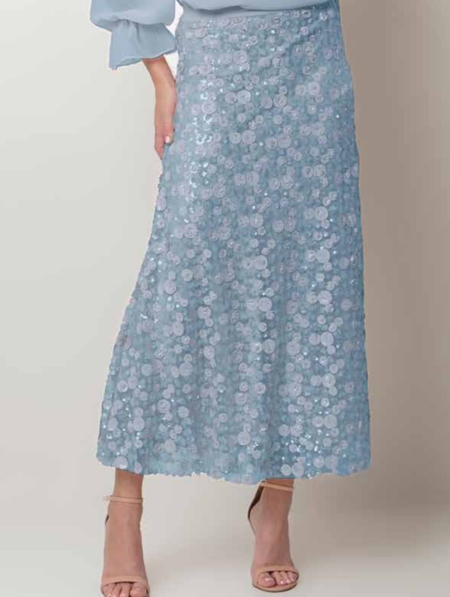 Falda Celia - Celeste 