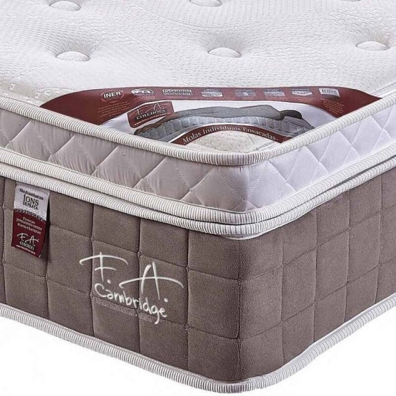 Colchón Resorte Cambridge Extra King 193x203x30