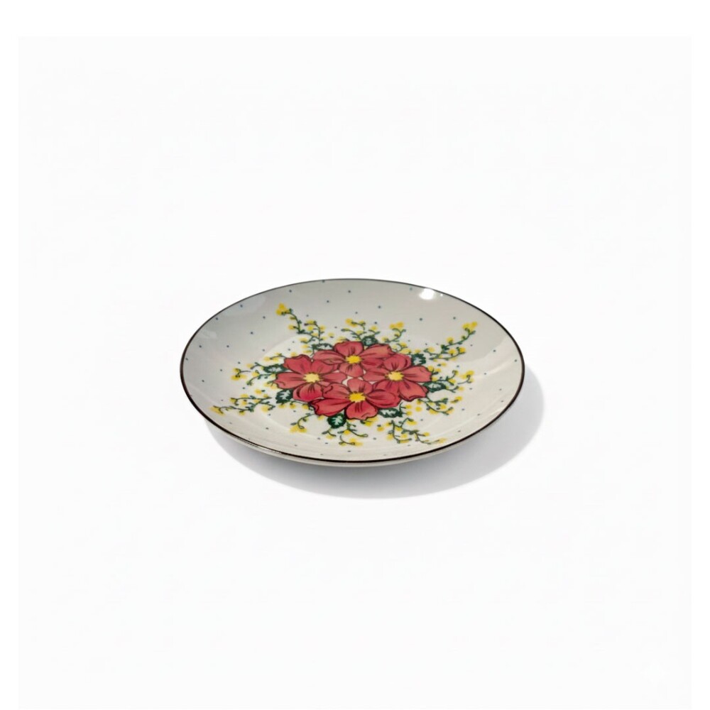 Plato De Postre Floral 20Cm-LBY788 PLATO DE POSTRE FLORAL 20CM LBY788