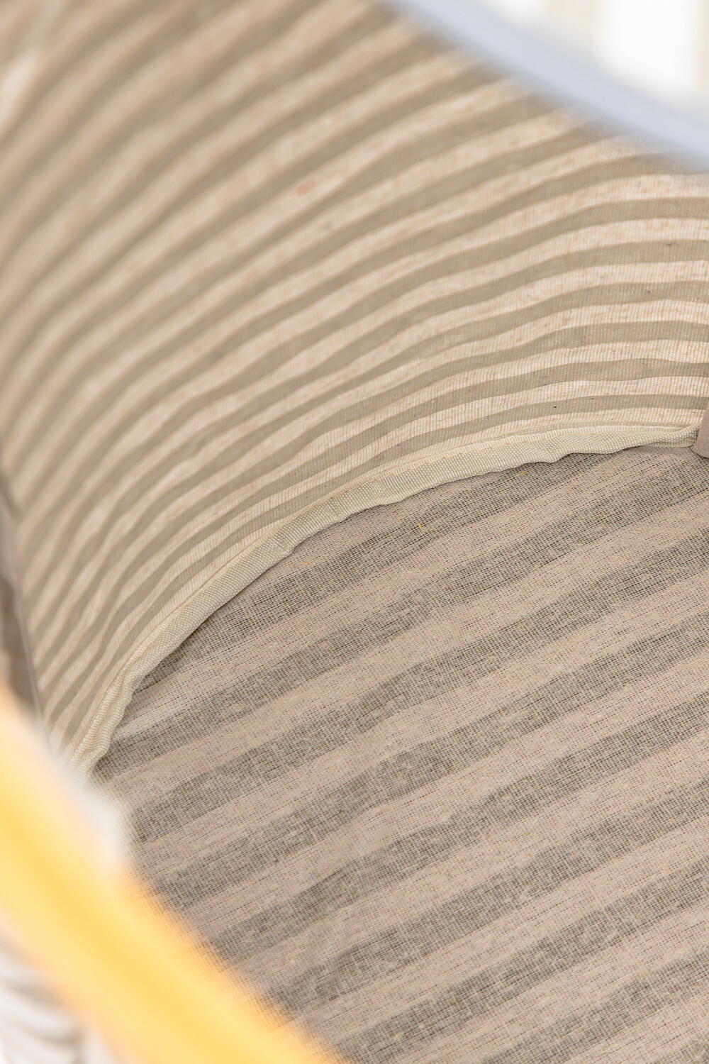 Cesto Solara A Rayas C/tapa Estampado 2