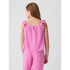 SL GAUZE TOP INDIE PINK