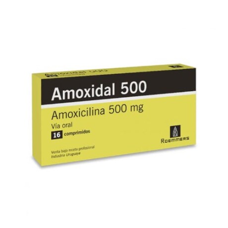 Amoxidal 500 mg 16 comp Amoxidal 500 mg 16 comp