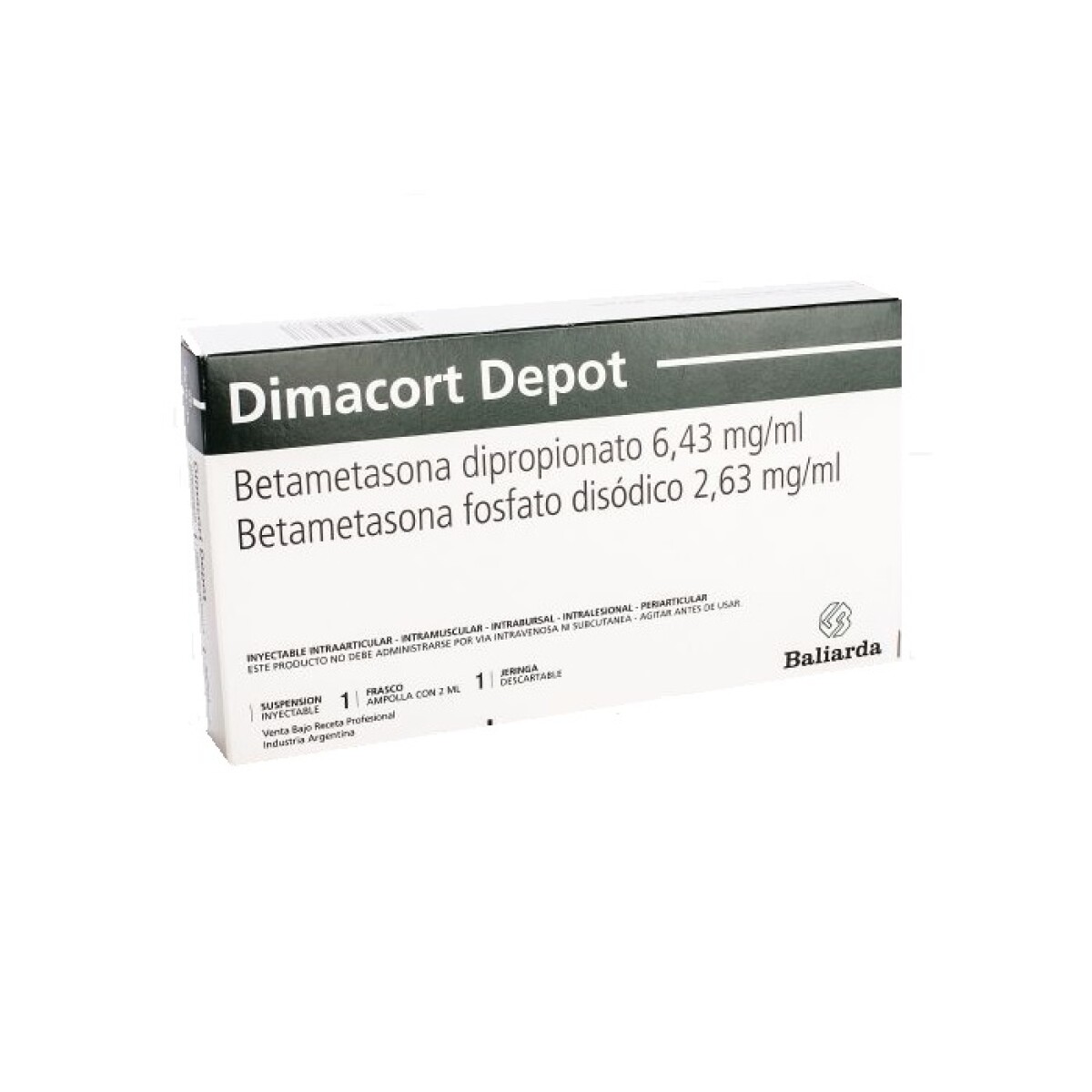 Dimacort Depot 1 Ampolla. 