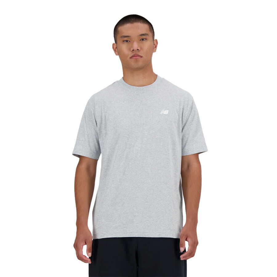 Remera de Hombre New Balance Small Logo Gris