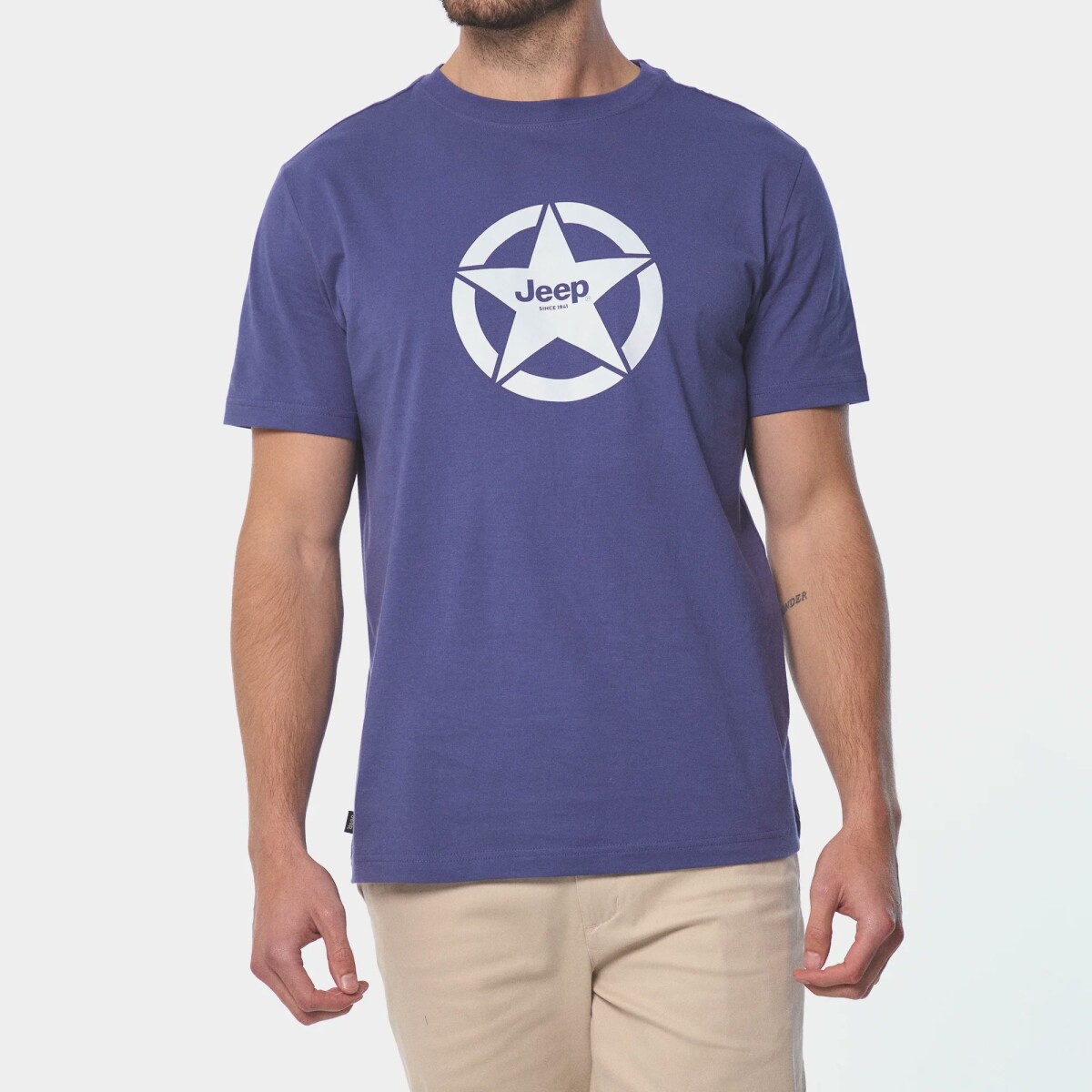 Remera Jeep Core Logo Star JMS25213BLUE 
