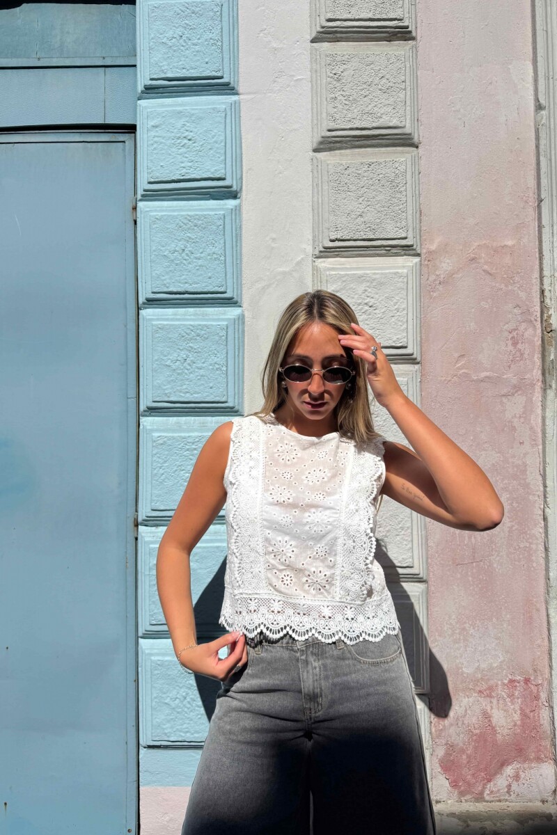 Musculosa Broderie Musculosa Broderie