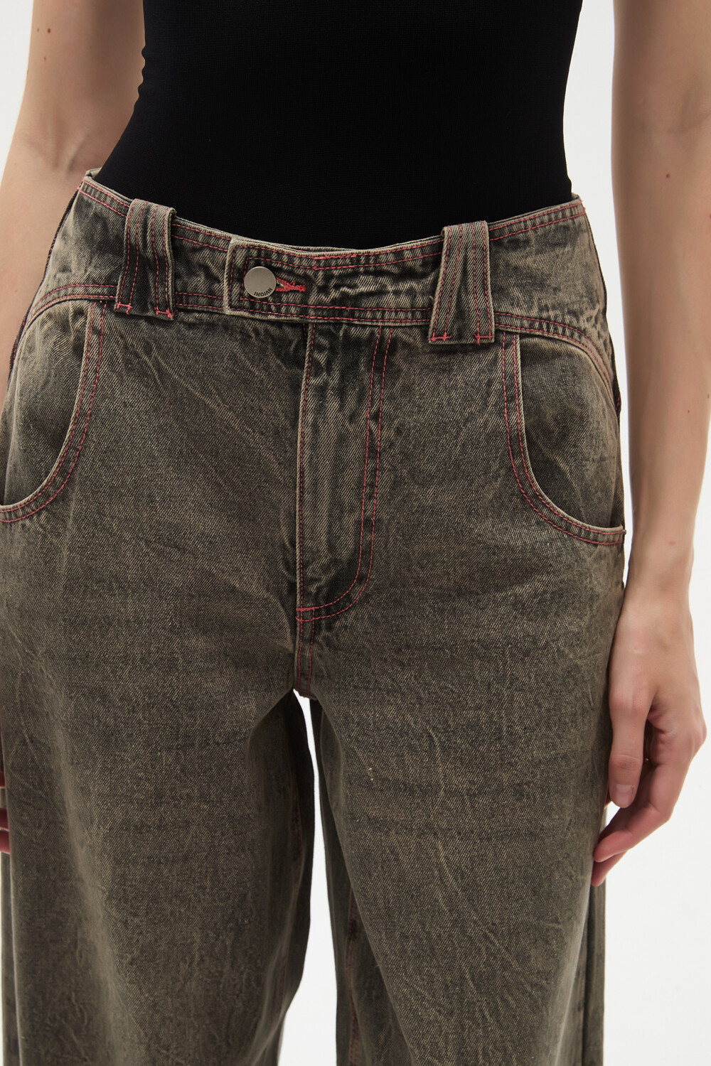 Pantalon Sarela Gris Oscuro