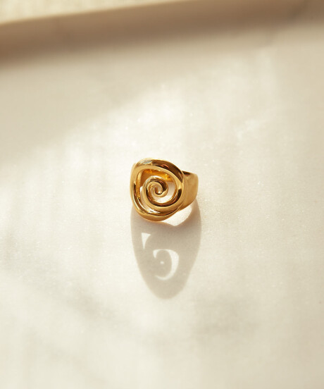 ANILLO ESPIRAL GOLD