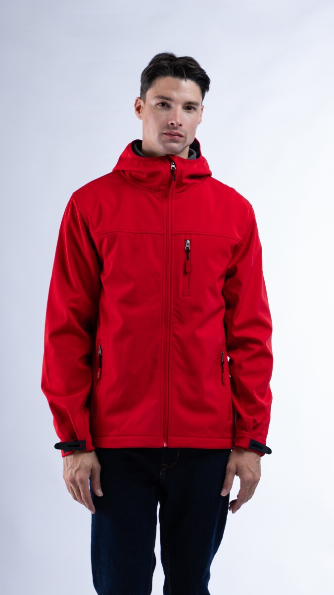 Campera Neopreno con Capucha - Rojo 