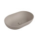 BACHA DE APOYO BEIGE ARGILLA 62CM MATE GAMAS DE BEIGE