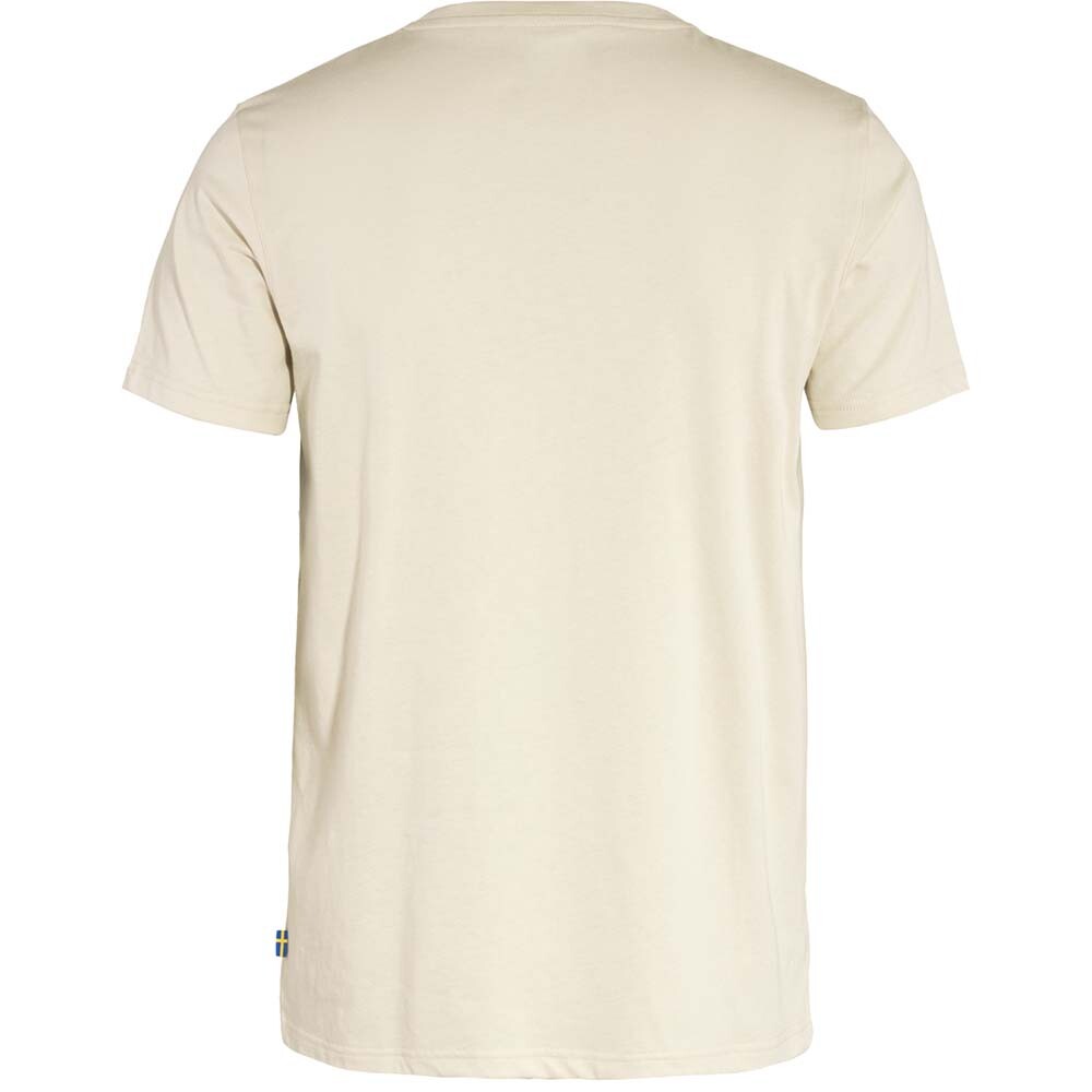 Polo Fjallraven Logo Hombre Chalk White