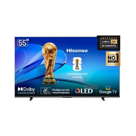 Smart Tv HISENSE 55' QLED UHD 4K 55Q6N Google Tv Con Control Remoto Smart Tv HISENSE 55' QLED UHD 4K 55Q6N Google Tv Con Control Remoto
