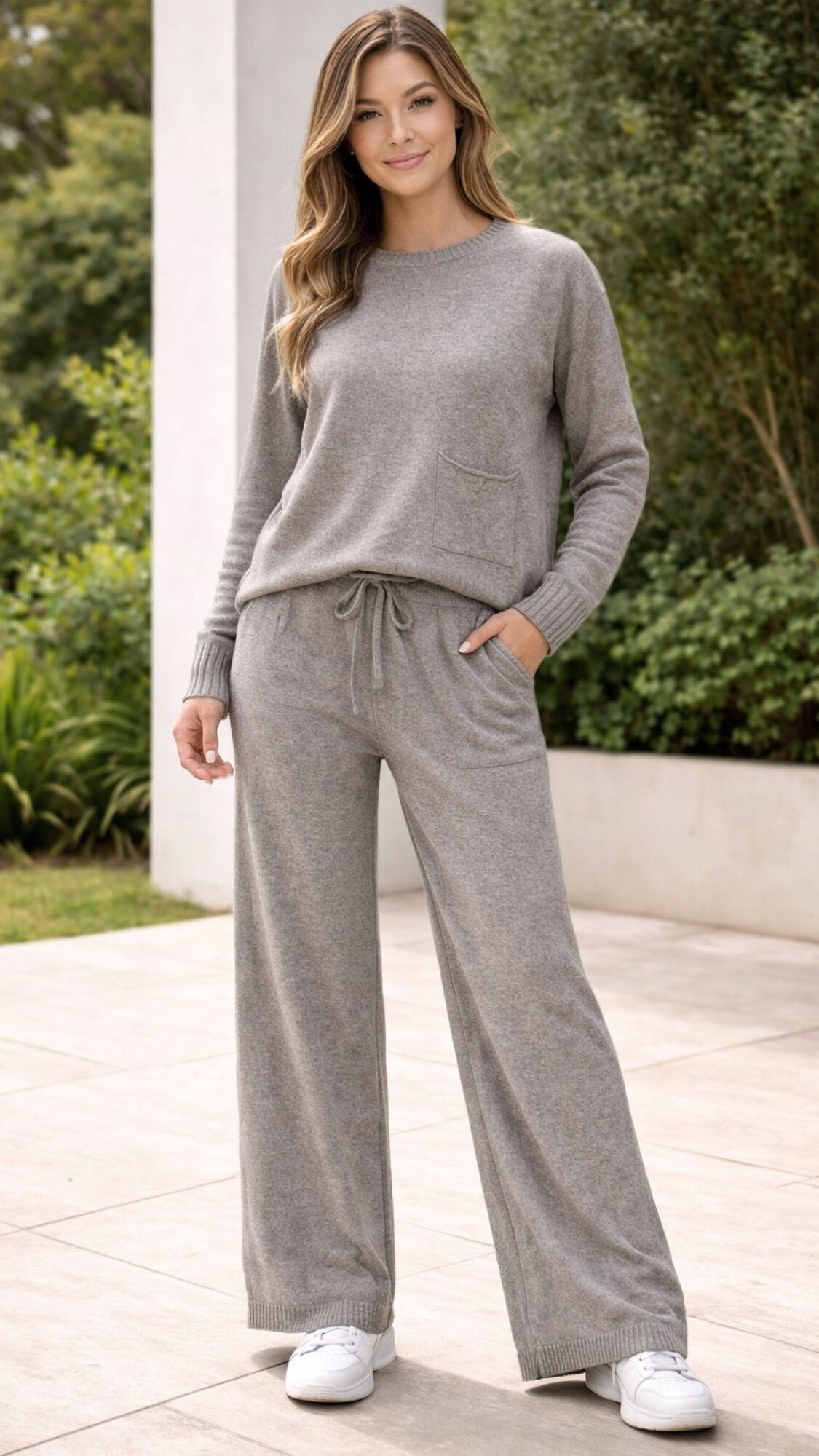 Conjunto Arezzo Gris