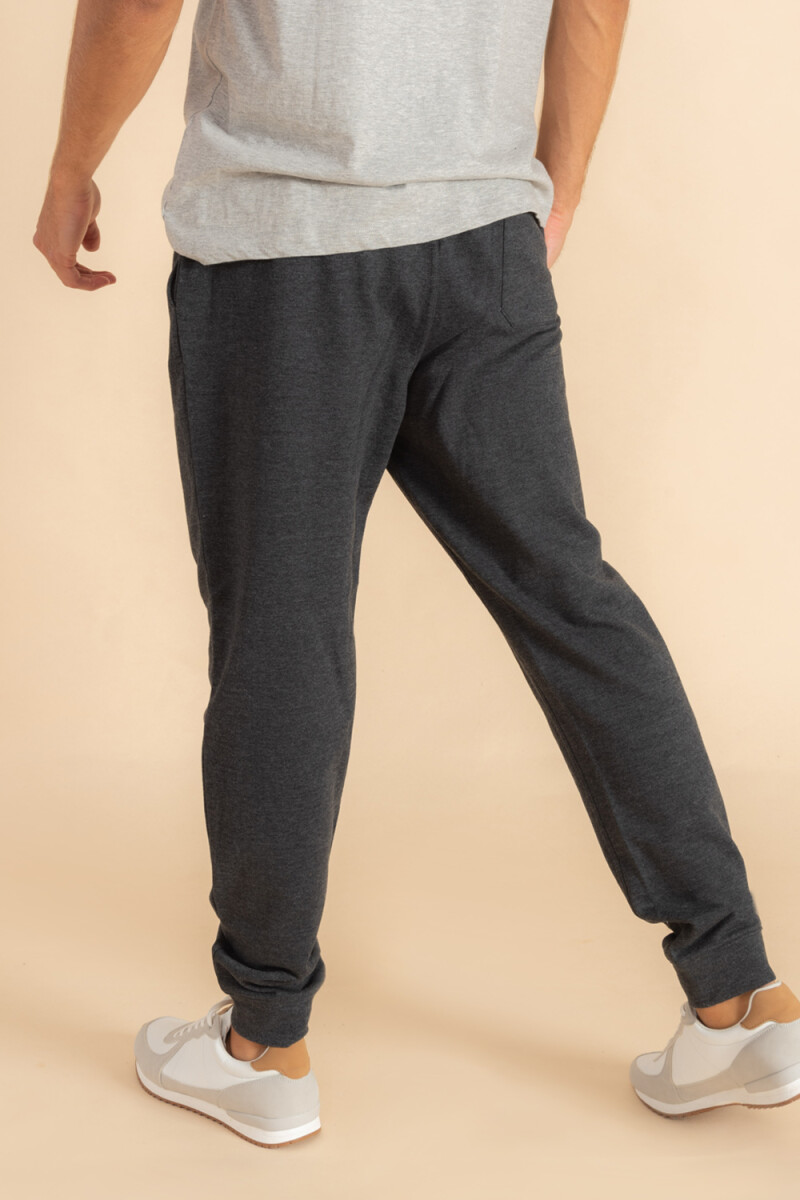 Pantalón deportivo con puño Gris Oscuro