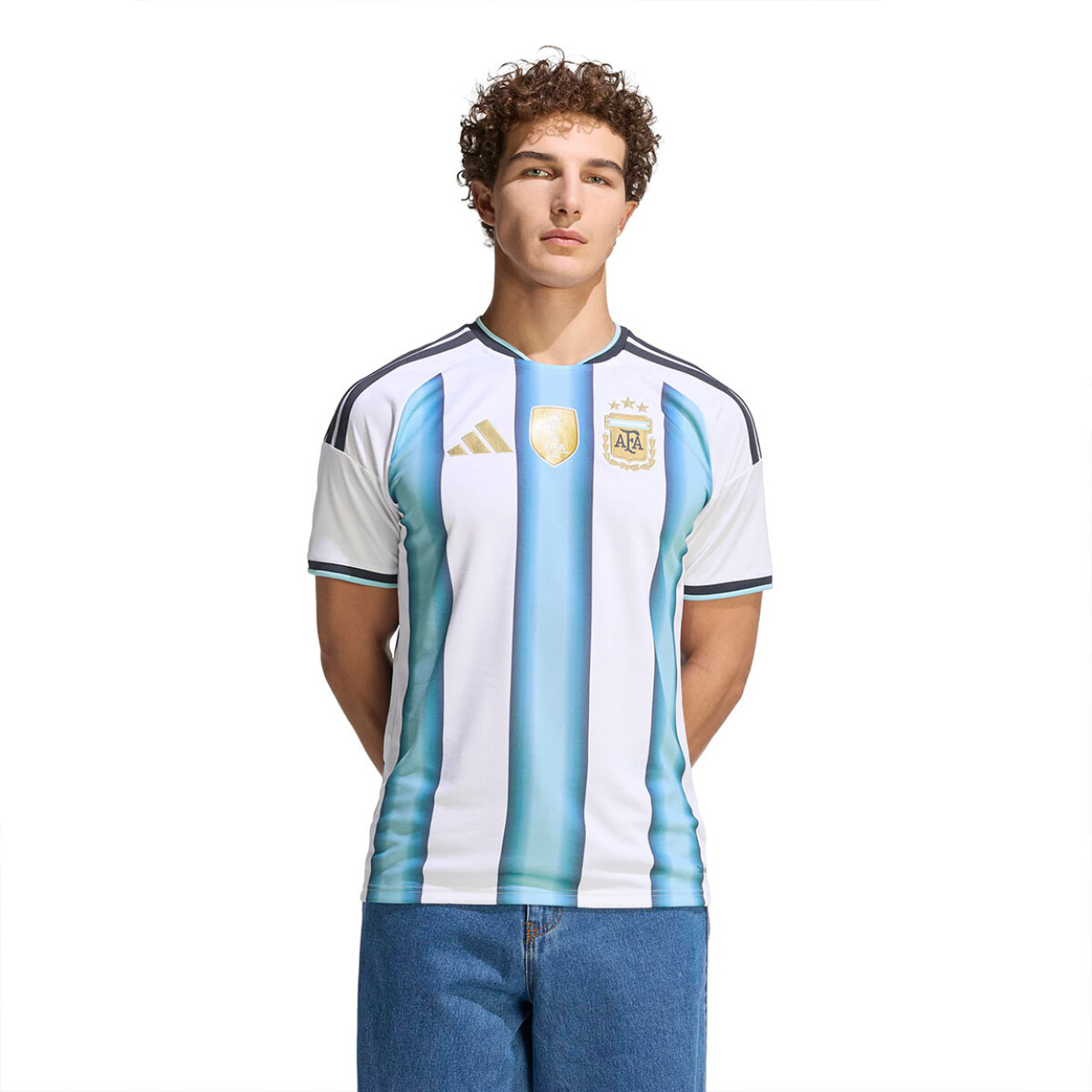 Adidas Argentina Wc 26 Home Jersey - Blanco-celeste 