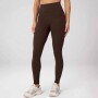 Leggings Oasis PureLuxe High-Waisted Mujer Cacao